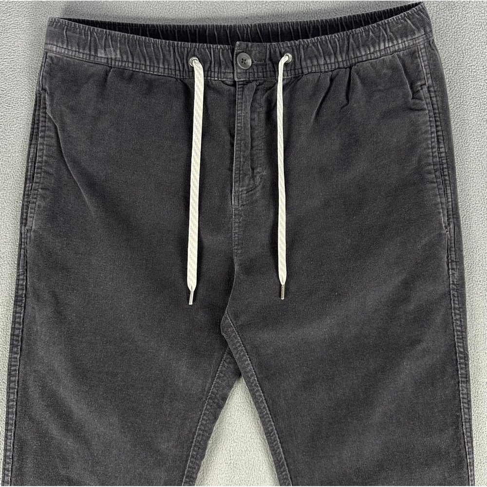 Vuori Pants Mens Large Grey Optimist Corduroy Outdoor Minimalist Travel Lounge